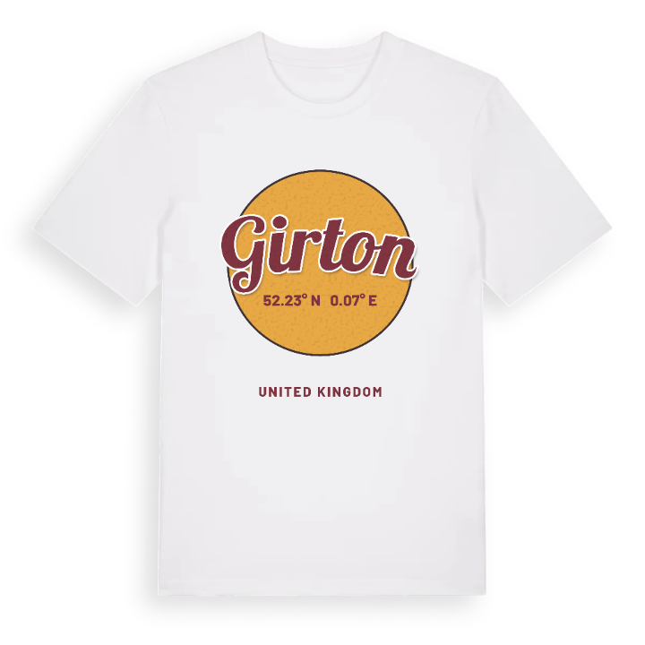 Girton cirkel t-shirt – t-shirt från PinShirt