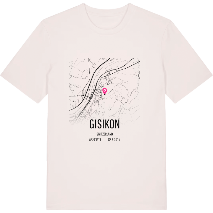 Gisikon karta t-shirt – t-shirt från PinShirt
