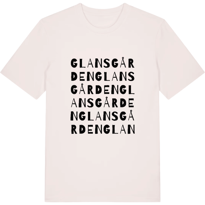 Glansgården ordlek t-shirt – t-shirt från PinShirt