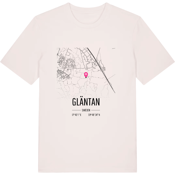 Gläntan karta t-shirt – t-shirt från PinShirt