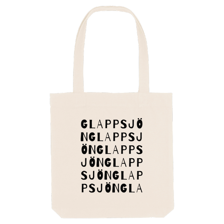 Glappsjön ordlek tygkasse – tygkasse från PinShirt