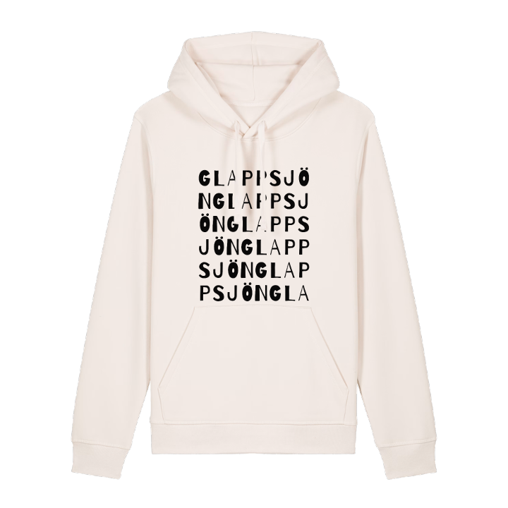 Glappsjön ordlek hoodie – hoodie från PinShirt