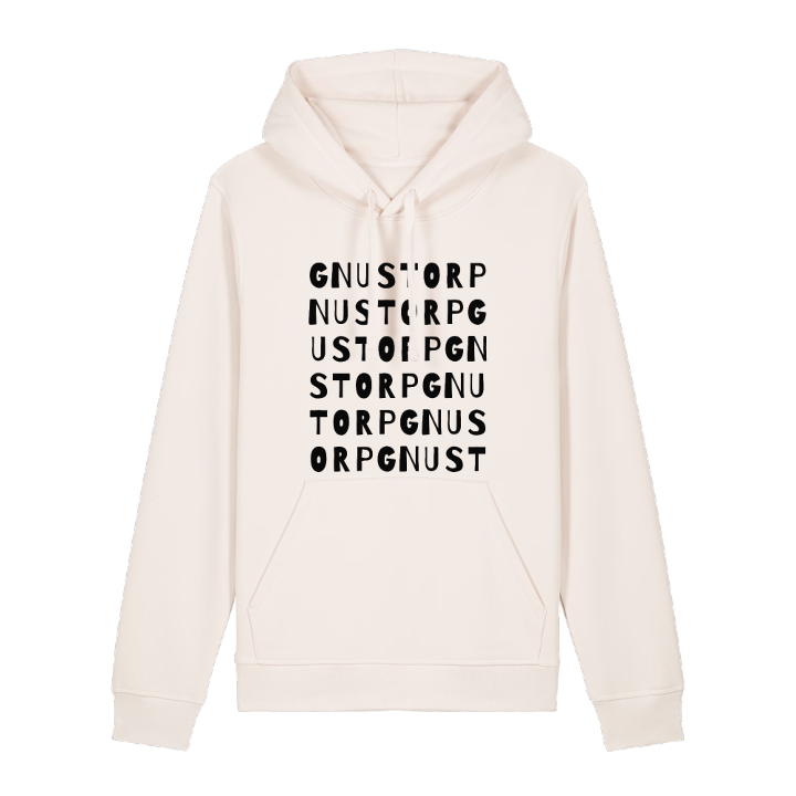 Gnustorp ordlek hoodie – hoodie från PinShirt