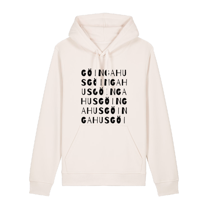 Göingahus ordlek hoodie – hoodie från PinShirt