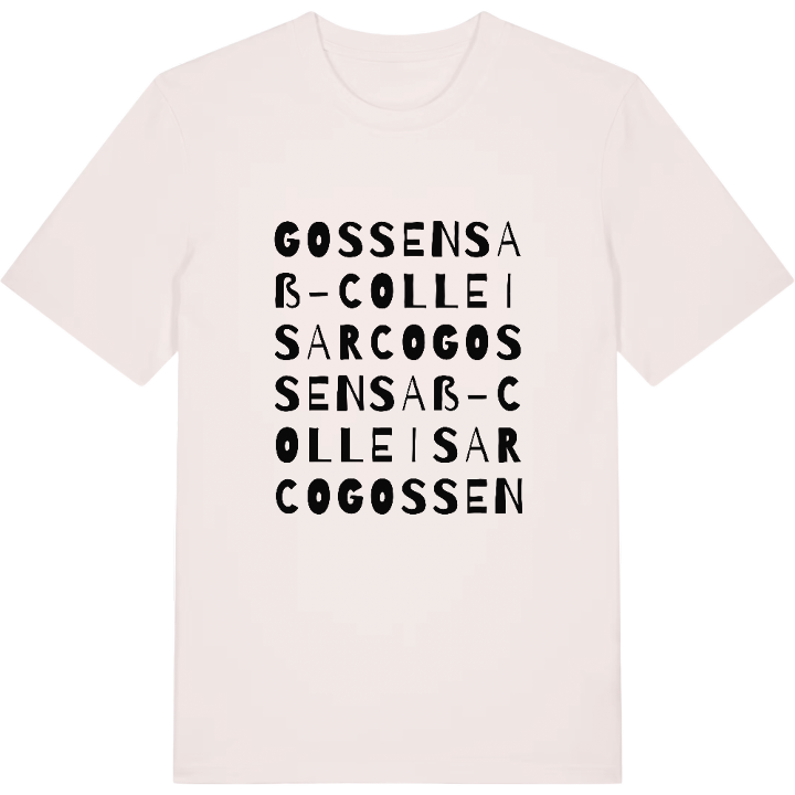 Gossensaß - Colle Isarco ordlek t-shirt – t-shirt från PinShirt