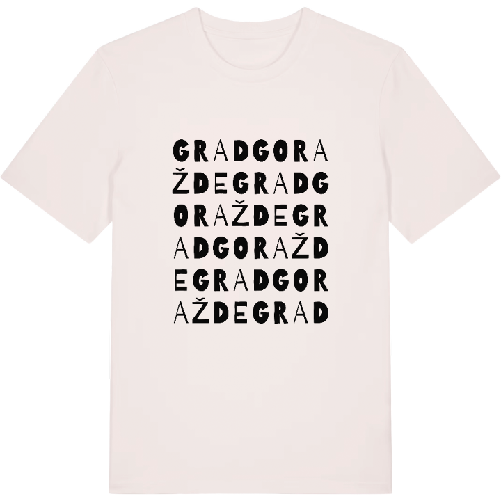 Grad Goražde ordlek t-shirt – t-shirt från PinShirt