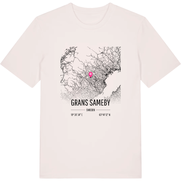 Grans sameby karta t-shirt – t-shirt från PinShirt