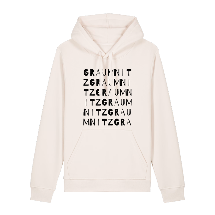 Graumnitz ordlek hoodie – hoodie från PinShirt