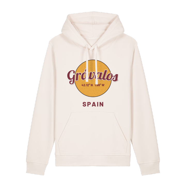 Grávalos cirkel hoodie – hoodie från PinShirt