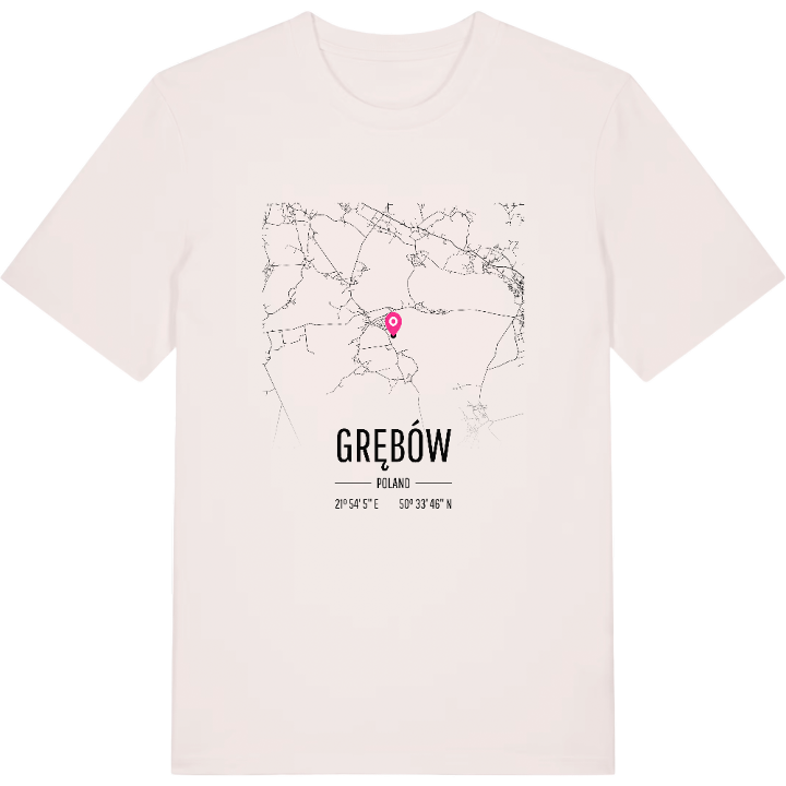 Grębów karta t-shirt – t-shirt från PinShirt