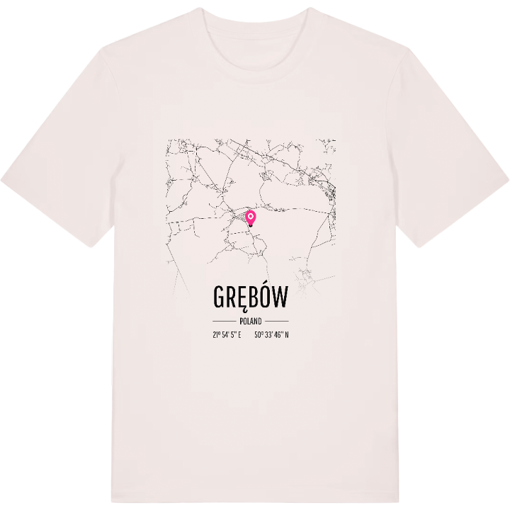 Grębów karta t-shirt – t-shirt från PinShirt