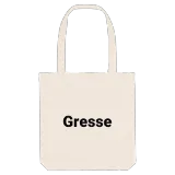 Gresse fetstil tygkasse