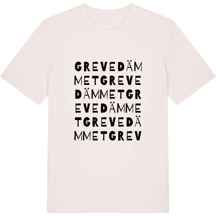 Grevedämmet ordlek t-shirt – t-shirt från PinShirt