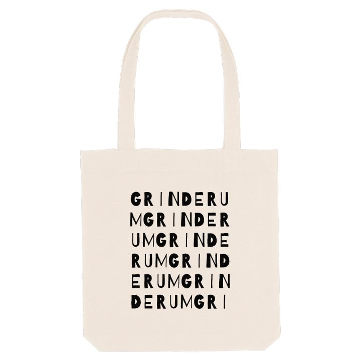 Grinderum ordlek tygkasse – tygkasse från PinShirt