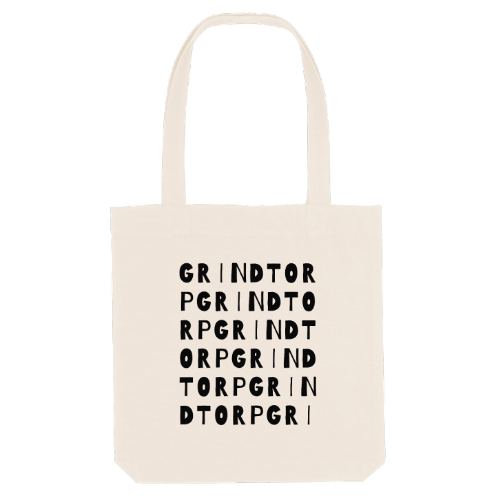 Grindtorp ordlek tygkasse – tygkasse från PinShirt