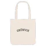 Grönvik böjd tygkasse