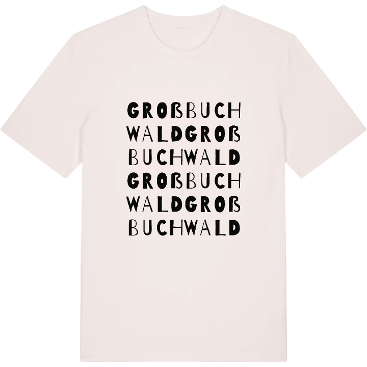 Groß Buchwald ordlek t-shirt – t-shirt från PinShirt
