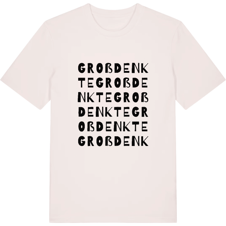 Groß Denkte ordlek t-shirt – t-shirt från PinShirt