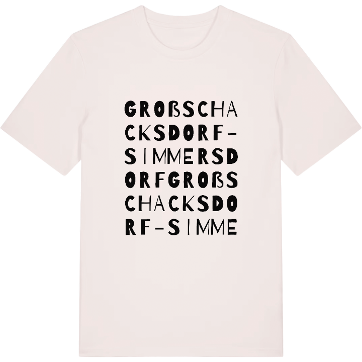 Groß Schacksdorf-Simmersdorf ordlek t-shirt – t-shirt från PinShirt