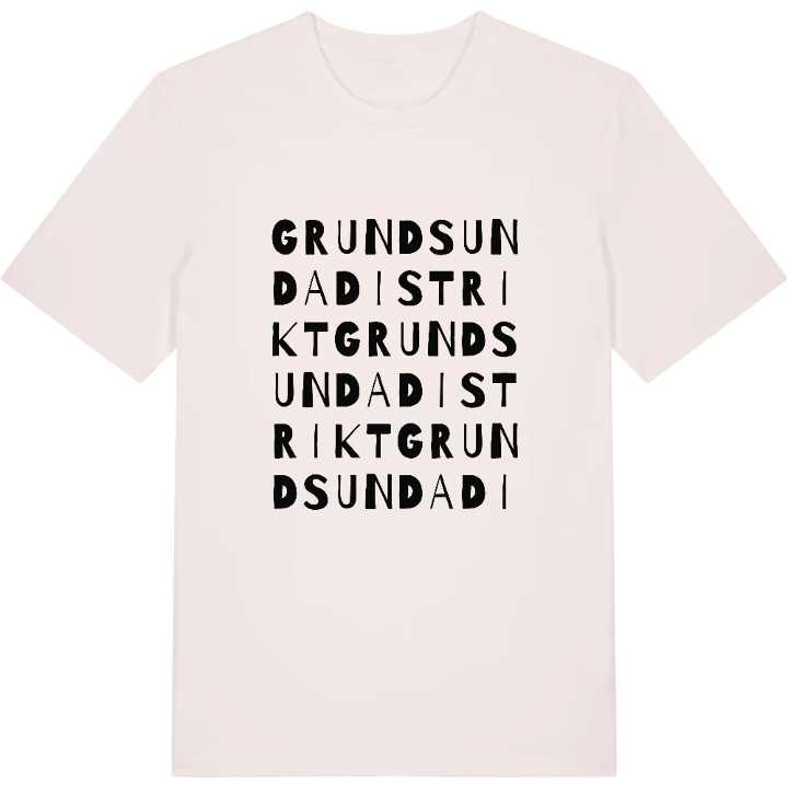 Grundsunda distrikt ordlek t-shirt – t-shirt från PinShirt