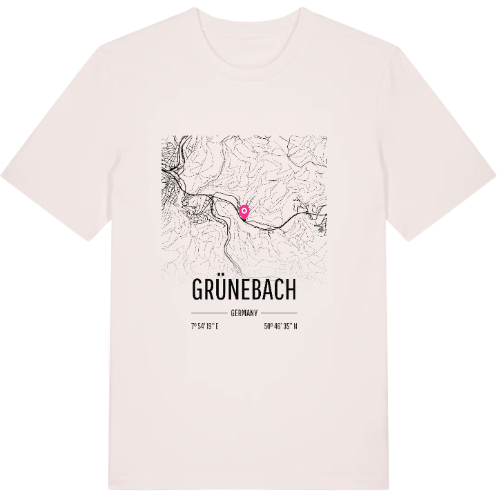 Grünebach karta t-shirt – t-shirt från PinShirt
