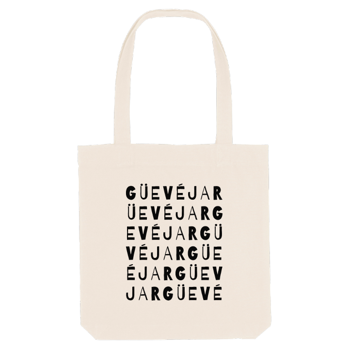 Güevéjar ordlek tygkasse – tygkasse från PinShirt