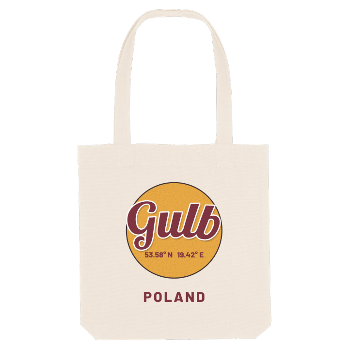 Gulb cirkel tygkasse – tygkasse från PinShirt