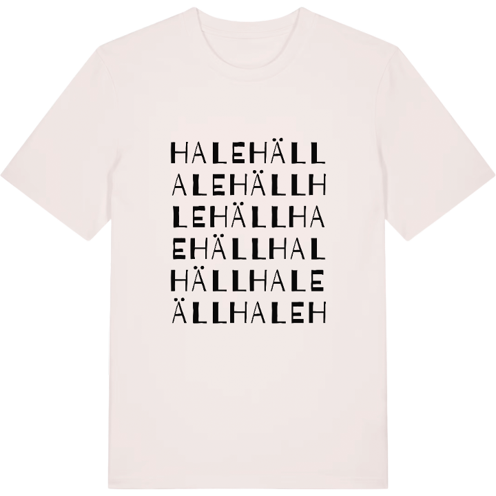 Halehäll ordlek t-shirt – t-shirt från PinShirt