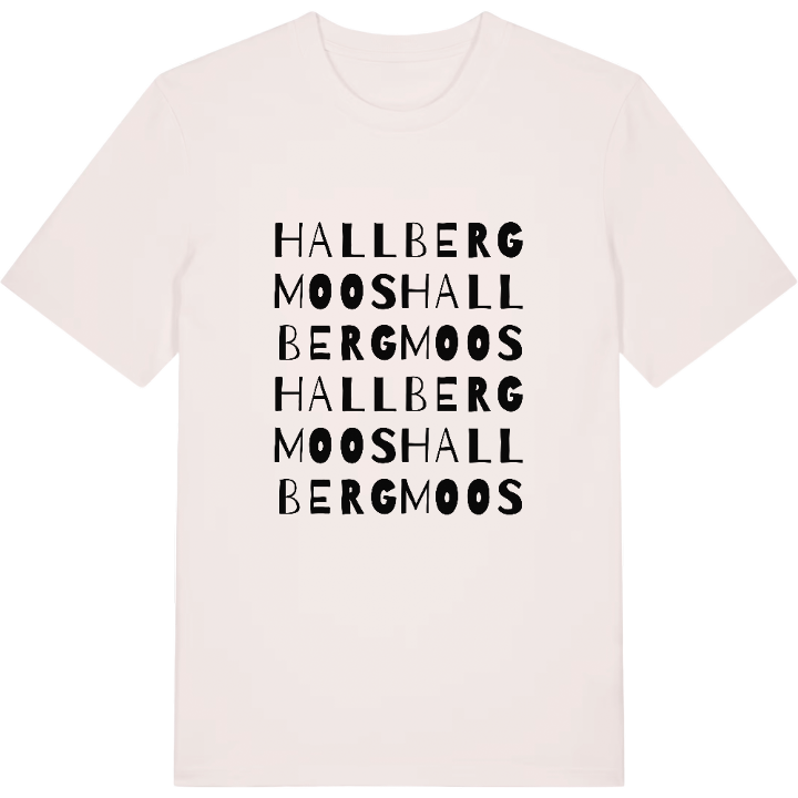 Hallbergmoos ordlek t-shirt – t-shirt från PinShirt