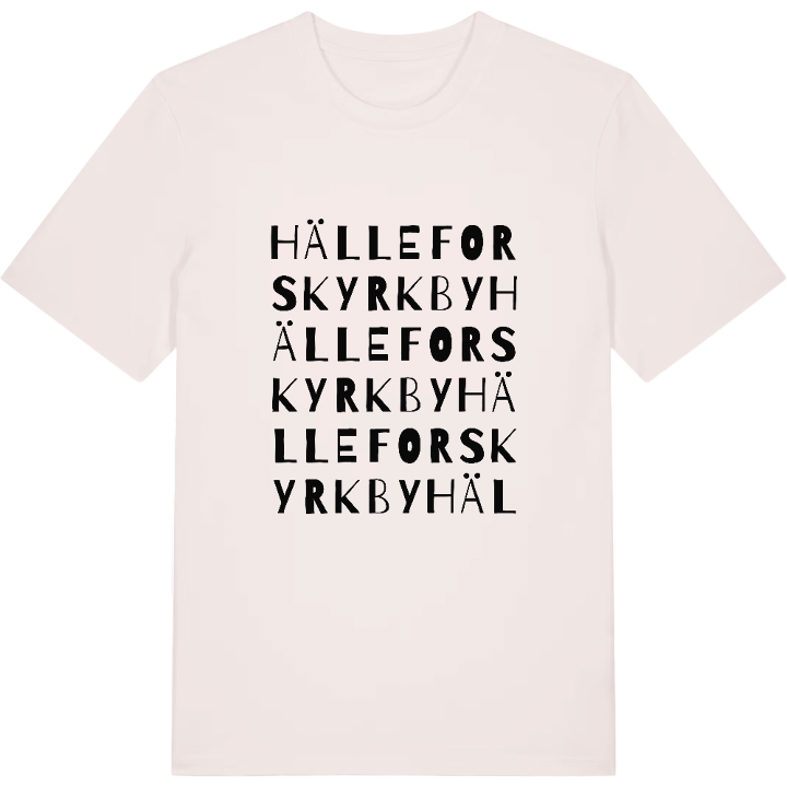 Hällefors Kyrkby ordlek t-shirt – t-shirt från PinShirt