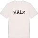 Hals böjd t-shirt