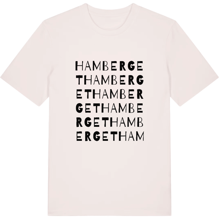 Hamberget ordlek t-shirt – t-shirt från PinShirt