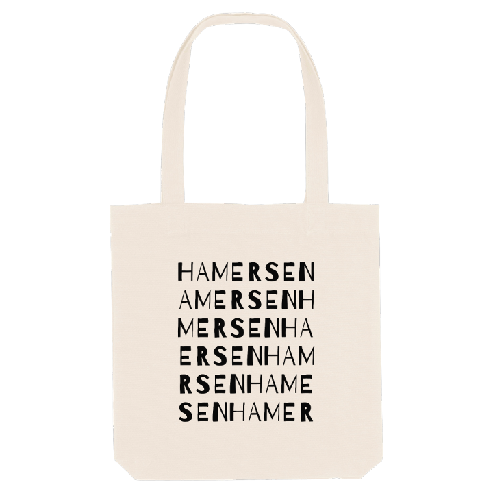 Hamersen ordlek tygkasse – tygkasse från PinShirt