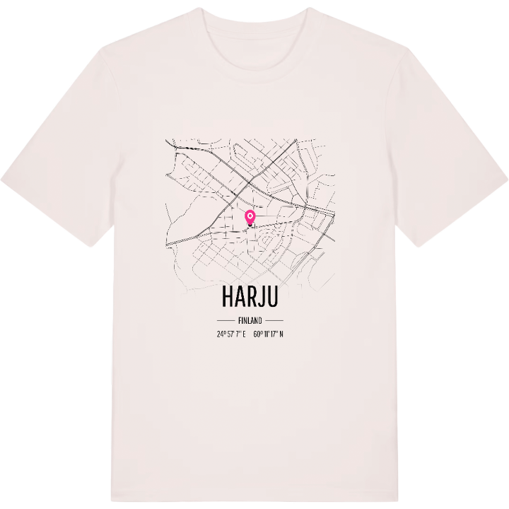Harju karta t-shirt – t-shirt från PinShirt