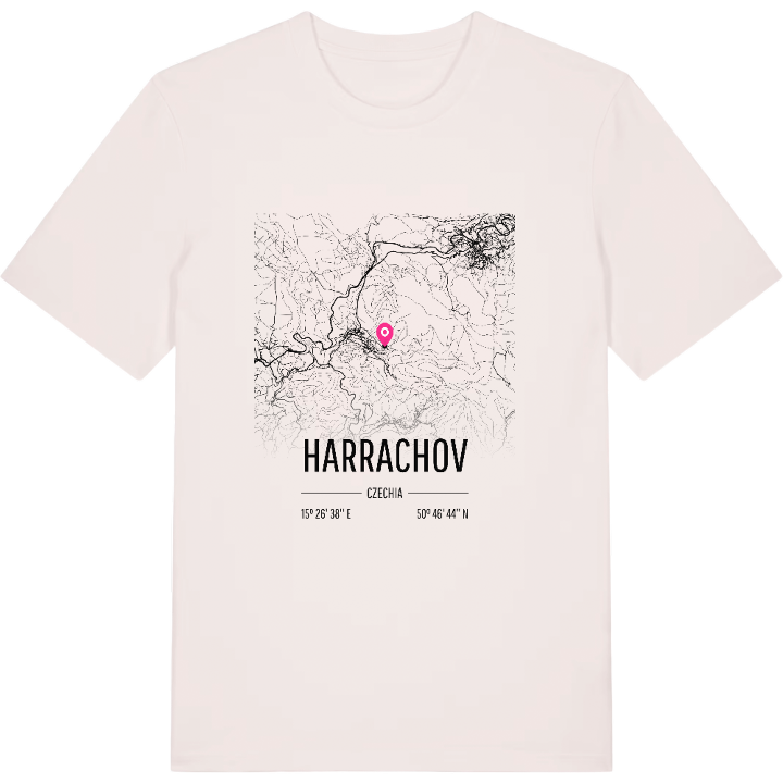 Harrachov karta t-shirt – t-shirt från PinShirt