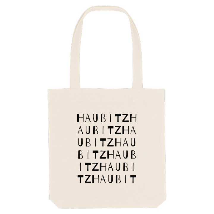 Haubitz ordlek tygkasse – tygkasse från PinShirt