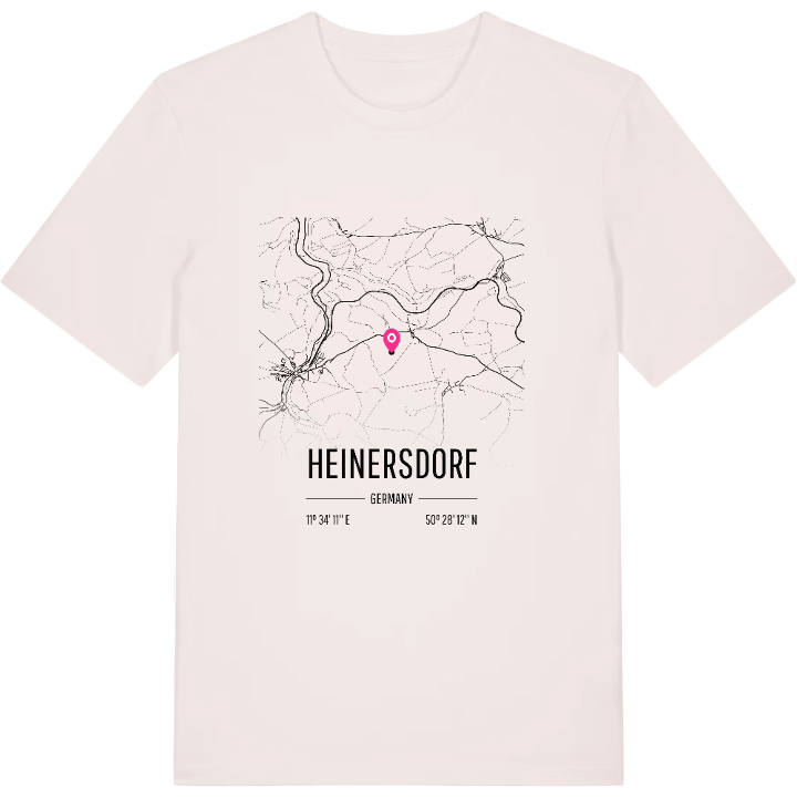 Heinersdorf karta t-shirt – t-shirt från PinShirt