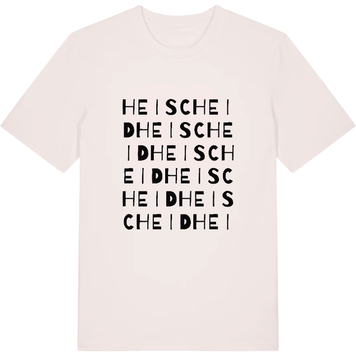 Heischeid ordlek t-shirt – t-shirt från PinShirt