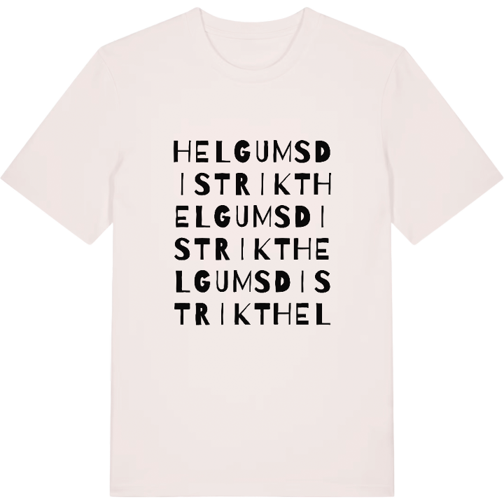 Helgums distrikt ordlek t-shirt – t-shirt från PinShirt