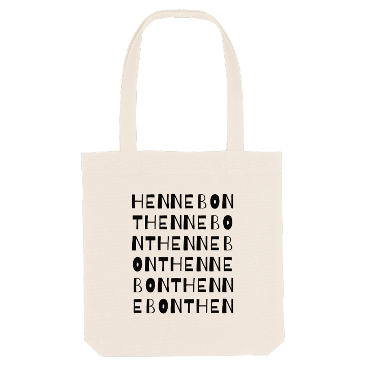 Hennebont ordlek tygkasse – tygkasse från PinShirt