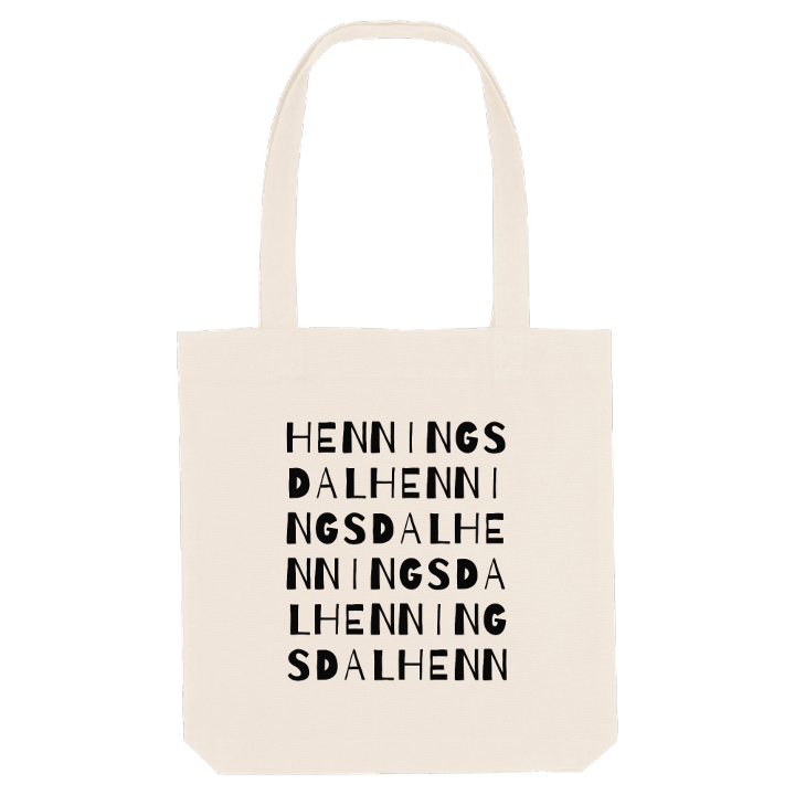 Henningsdal ordlek tygkasse – tygkasse från PinShirt