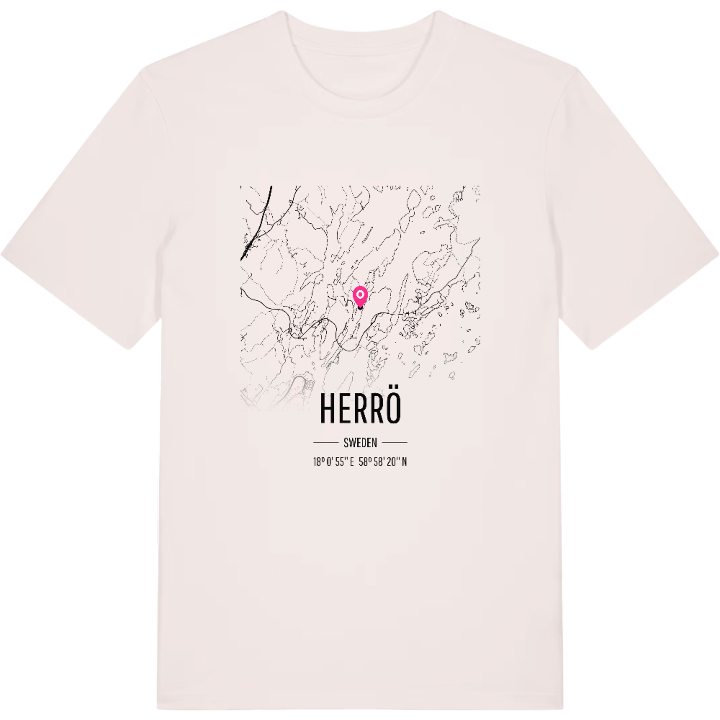 Herrö karta t-shirt – t-shirt från PinShirt