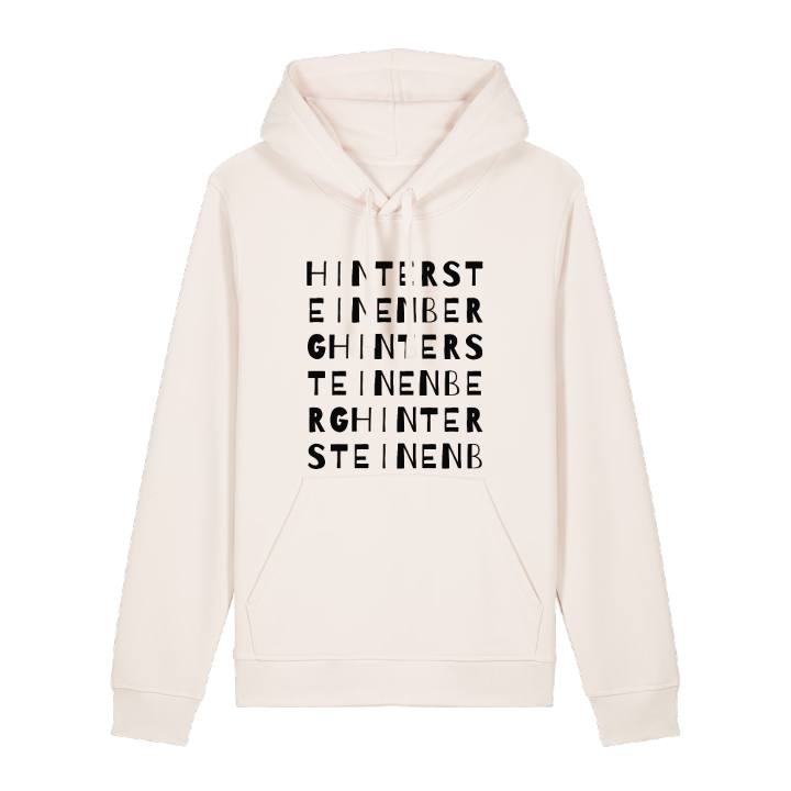 Hintersteinenberg ordlek hoodie – hoodie från PinShirt