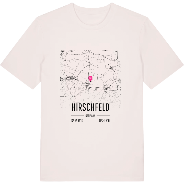 Hirschfeld karta t-shirt – t-shirt från PinShirt