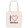 Jag älskar Hoffeld tygkasse stort tryck