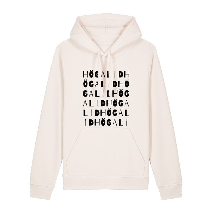 Högalid ordlek hoodie – hoodie från PinShirt