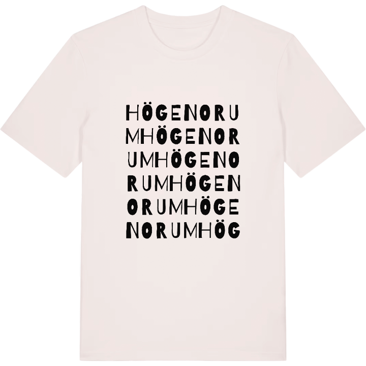 Högenorum ordlek t-shirt – t-shirt från PinShirt