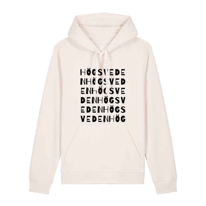 Högsveden ordlek hoodie – hoodie från PinShirt