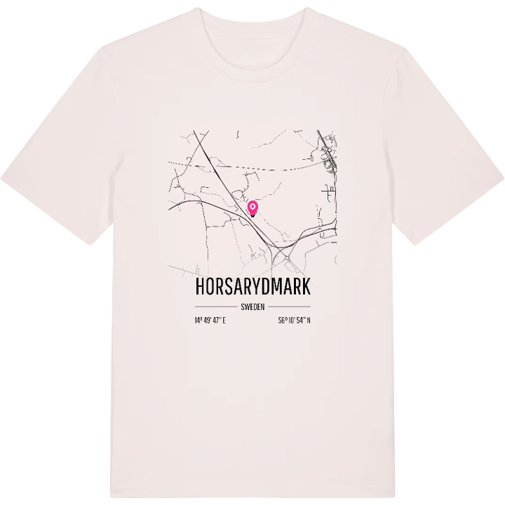 Horsarydmark karta t-shirt – t-shirt från PinShirt
