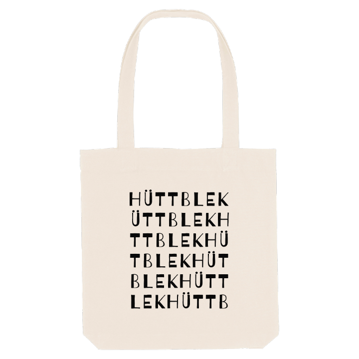Hüttblek ordlek tygkasse – tygkasse från PinShirt
